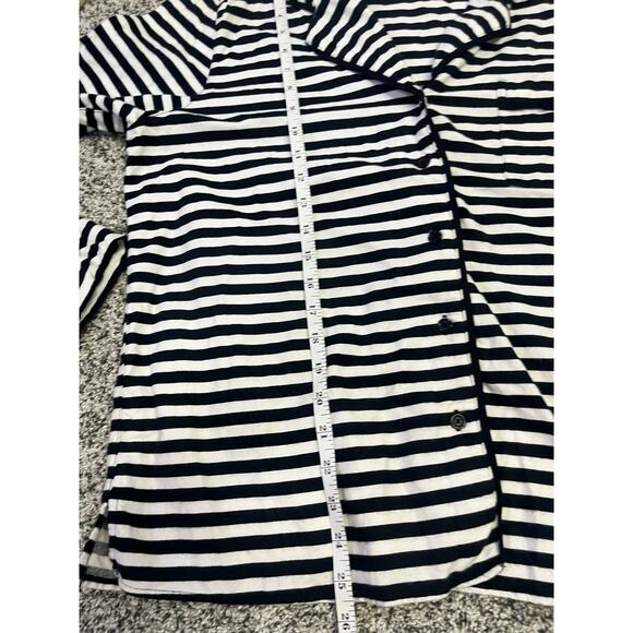 Kate Spade Black/White Stripe Long Pajama‎ Set, Women’s XL Cotton/Rayon Soft - Picture 8 of 13